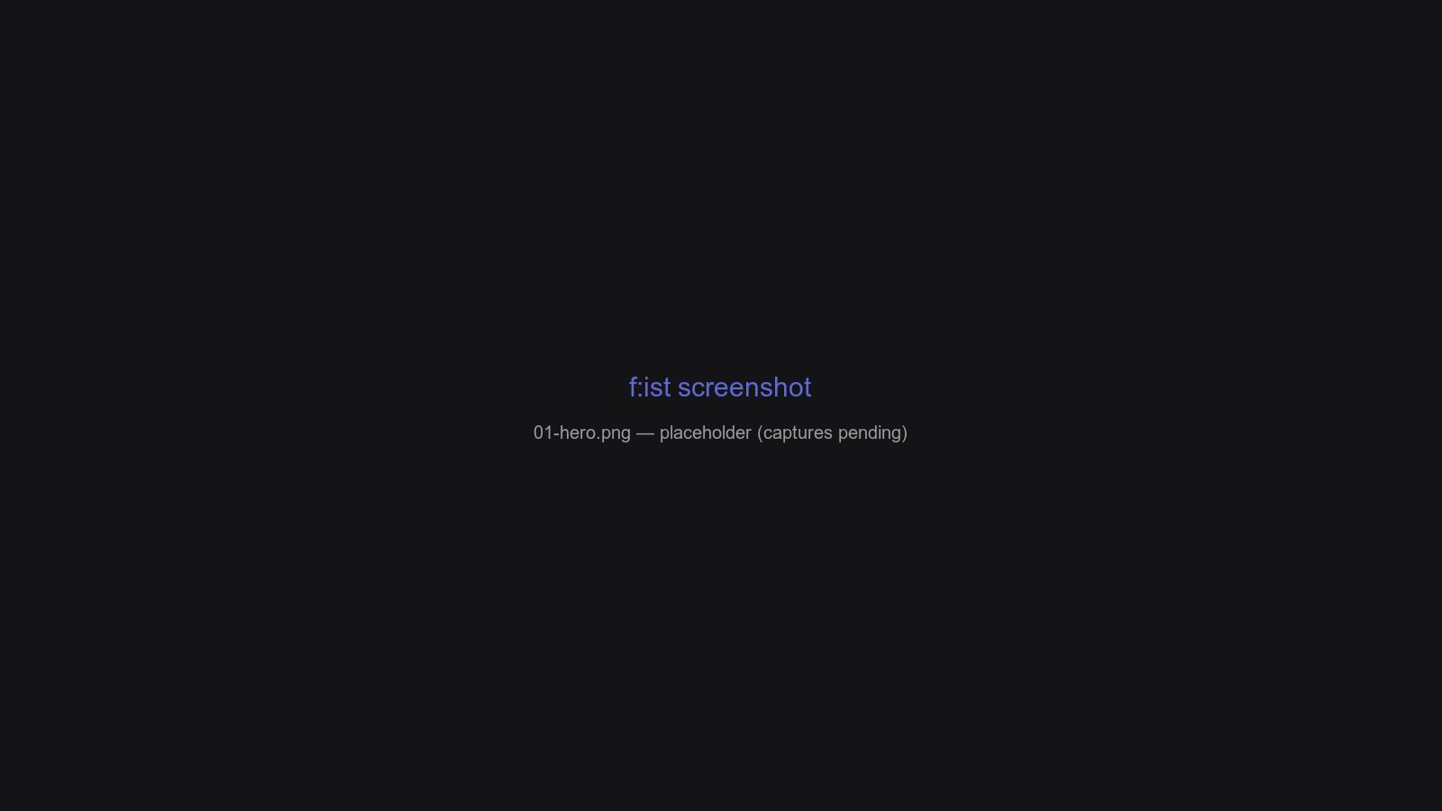 The main interface